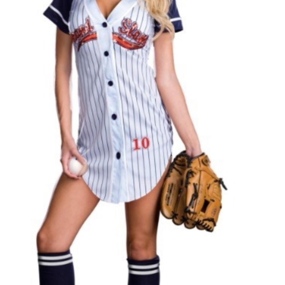 Striped Baseball Costume Dress